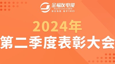金福友電纜2024年第二季度表彰大會 金福友電纜2024年第二季度表彰大會